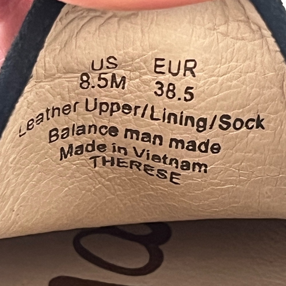 Sam Edelman Therese suede leather tassel loafers black 8.5 - Picture 10 of 10